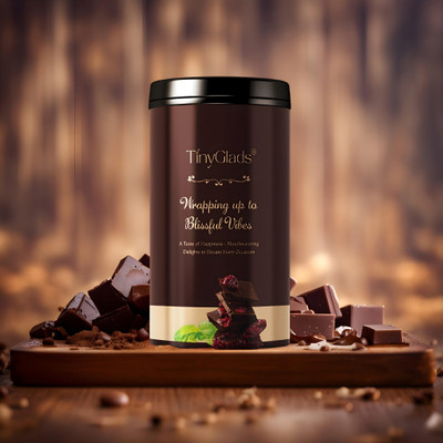 TinyGlads Cranberry Mini Bars Chocolates Jar, 250 Grams Truffles(1 Units)