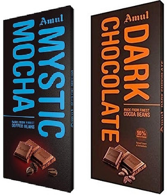 Amul Mystic Mocha Chocolate & Dark Chocolate Bars(2 x 150 g)