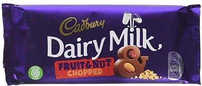 Cadbury Dairy Milk Fruit & Nut Chocolate Bar, Bars(165 g)