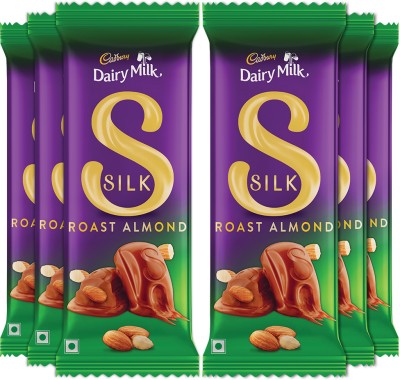 Cadbury Dairy Milk Silk Roast Almond Bars(6 x 58 g)