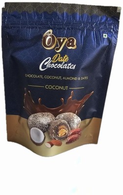 Oya Chocolate Crunchy Almond Dates Coconut Chocolates 1Kg) Bites(1 kg)