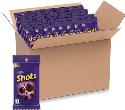 Cadbury Dairy Milk Shots Chocolate Balls Truffles(48 x 14.4 g)
