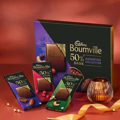 Cadbury Bournville Dark Chocolate Assorted Collection Gift Pack Bars(228 g)