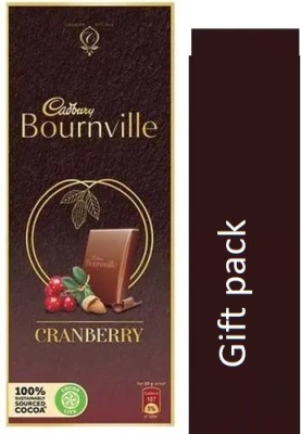 Cadbury Bournville Cranberry Dark Chocolate Bar rakhi gift for sister chocolate Bars(80 g)