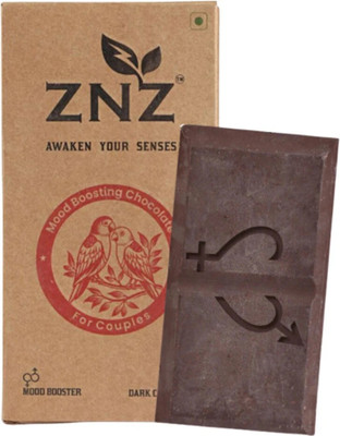 ZNZ Dark Chocolate for Couples | Mood Uplifting Chocolate for Men and Women Bars(32 g)