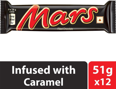 MARS Nougat & Caramel Filled Chocolate Bars(12 x 51 g)