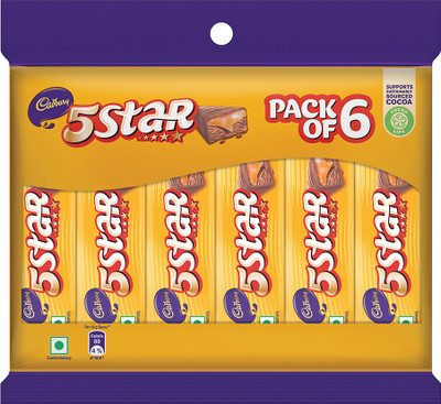 Cadbury 5 Star Kitted Pack Chocolate Bars(108 g)