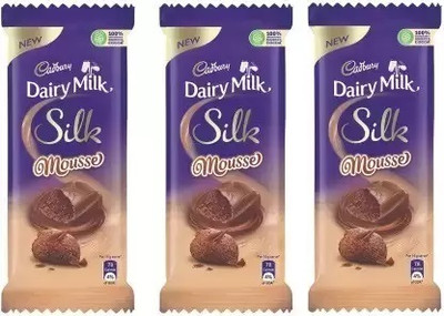 Cadbury dairy milk silk mousse Bars(3 x 50 g)