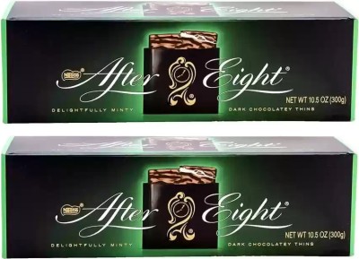 After Eight Mint Dark Chocolate Anytime You Crave a Delightful Combination Of Flavors Bites(2 x 300 g)