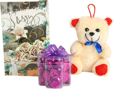 Choco charms STYLISH PLUS CHOCOLATE GIFT BOX I GIFT PACK WITH CUTE TEDDY & SORRY CARD Bars(3 x 26.67 g)