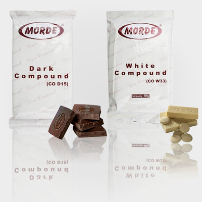 Morde Dark and White Compound Slab (Combo Pack) Bars(2 x 400 g)