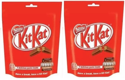 NESTLE Kitkat Finger Wafer Bar Share Bag Bars 126 g Bars(2 x 126 g)