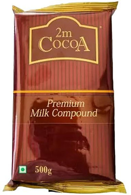KONFIZ 2M Milk Chocolate Compound Slab Bars(2 x 500 g)