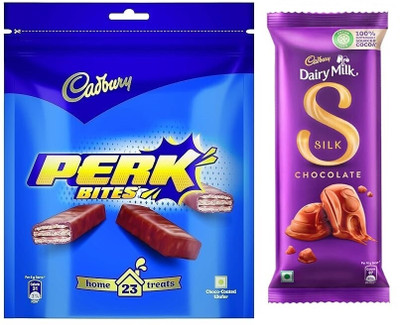 Cadbury Perk Chocolate & Silk Chocolate Bars(2 x 1 g)