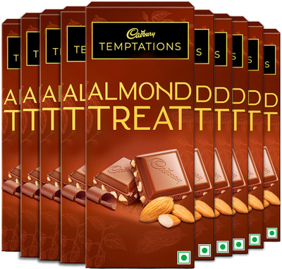 Cadbury Temptations Almond Treat Premium Chocolate Bars(10 x 70 g)
