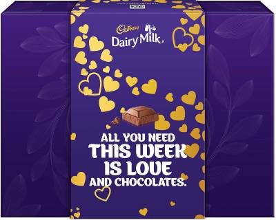 Cadbury Dairy Milk Chocolate Valentine Gift Box for Him Bars