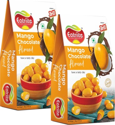 Eatriite Mango-Chocolate Coated Almond 400g Bites(2 x 200 g)