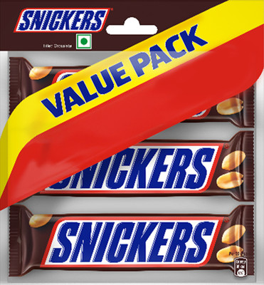 SNICKERS Valu Pack Peanut Chocolate Pouch Bars(120 g)
