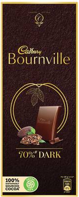 Cadbury Bournville Rich Cocoa 70% Dark Chocolate Bars