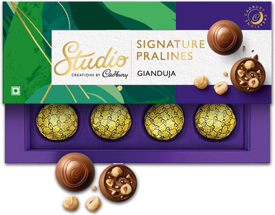 Cadbury Studio Signature Pralines Gianduja Hazelnut Chocolate Truffles(52 g)