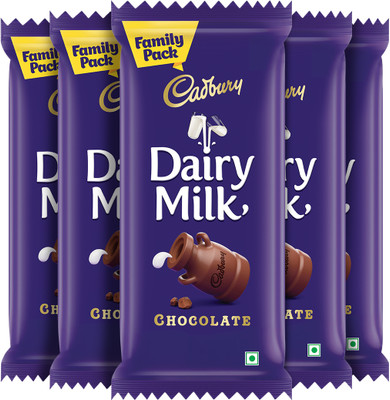 Cadbury Dairy Milk Bar Family Pack Chocolate Bars(5 x 112 g)