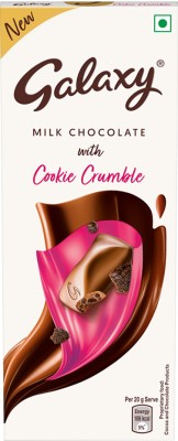 GALAXY Cookie Crumble Milk Valentine's Chocolate Bar With Cookie Pieces Bars(50 g)