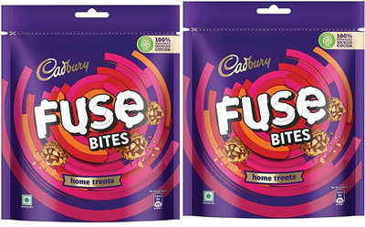 Cadbury Fuse Peanut & Caramel filled Chocolate Home Treats Bars(2 x 108 g)