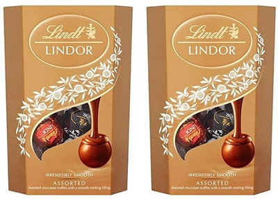 LINDT Lindor Assorted Chocolate Pack Truffles(2 x 200 g)