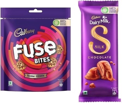 Cadbury Fuse Peanut & Silk Chocolate Bars(2 x 84 g)