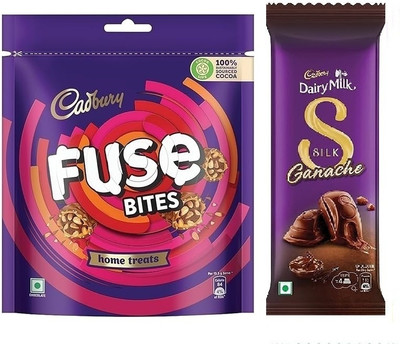 Cadbury Fuse Peanut & Silk Ganache Chocolate Bars(2 x 1 Units)