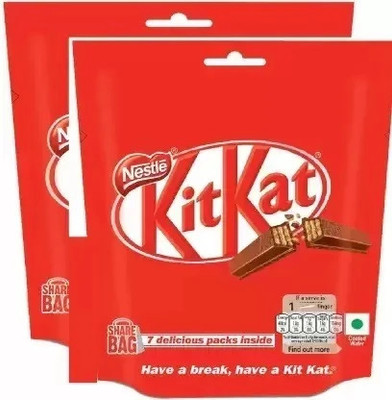 NESTLE Kitkat 2 Finger Wafer Bar Pack of 2 Bars 126G K2 Bars(2 x 126 g)