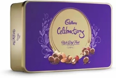 Cadbury Celebrations Rich Dry Fruit Chocolate Gift Box, Bars(177 g)