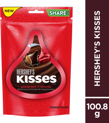 Hershey's Kisses Special Dark 'n' Almonds Truffles(100.8 g)
