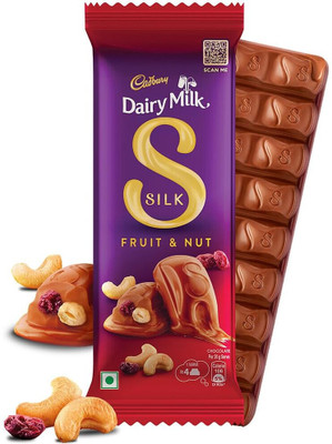 Cadbury Dairy Milk Silk Fruit and Nut Chocolate Bar Bars(138 g)