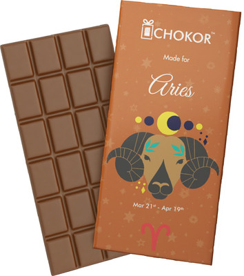 Chokor Made For Aries Artisanal Chocolate Gift -White Bars(100 g)