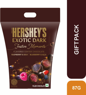 HERSHEY'S Exotic Dark Premium Chocolates Truffles(87 g)