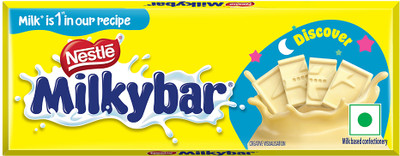 NESTLE Milkybar, Yummy Creamy Treat, Made with Milk, Bars(22.5 g)