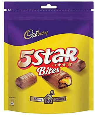 Cadbury 5 Star Chocolate Home Treats Limited Edition, 200 gm Pack Bars(199 g)