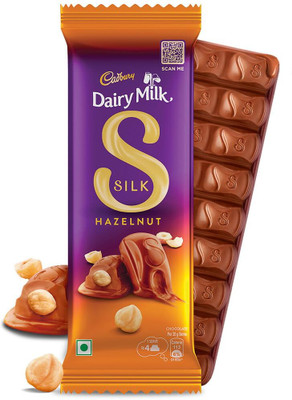 Cadbury Silk Hazelnut Chocolate Bar Bars(144 g)