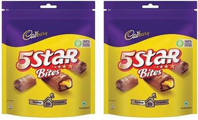 Cadbury 5 Star Chocolate Home Treats Pack, Bars(2 x 191.9 g)