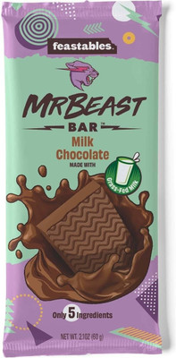 Mr Beast Feastables Milk Chocolate with Smooth & Creamy Bars(60 g)
