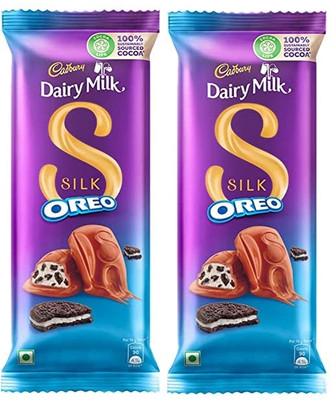 Cadbury Dairy Milk Silk Oreo Chocolate Bar Bars(2 x 130 g)