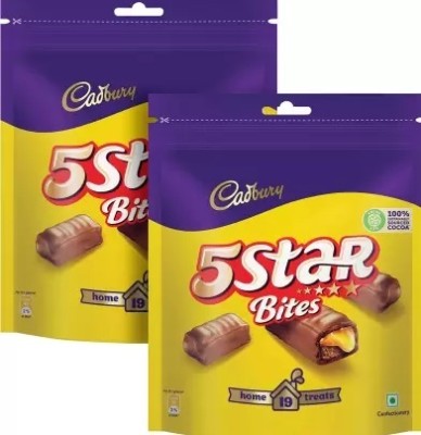 Cadbury 5 Star Chocolate Bars(2 x 191.1 g)