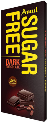 Amul SUGAR FREE DARK CHOCOLATE 150 GM Bars(151 g)