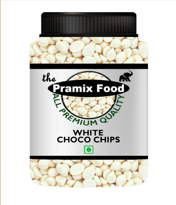 Pramix White Choco Chips, Chocolate Chips For Baking & Cake Decoration - 500g Truffles(500 g)