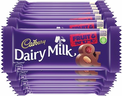 Cadbury Dairy Milk Fruit & Nut Chocolate Bars(12 x 36 g)