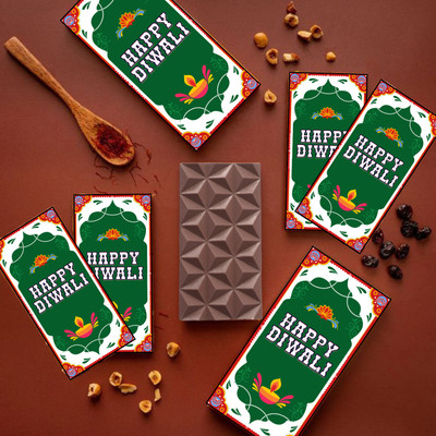 Expelite Diwali Chocolate Gifts , 35 g Each (PACK OF 6), Diwali Bars (6 x 1 Units) Bars(6 x 1 Units)