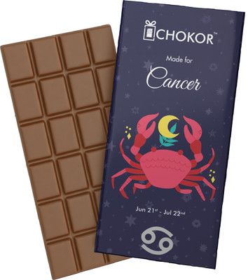 Chokor Made For Cancer Artisanal Chocolate Gift - Blueberry Flavoured Bars(100 g)