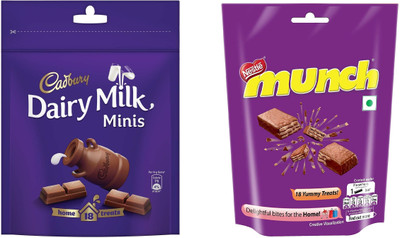 Cadbury MINIS + munch Bars(2 x 143 g)