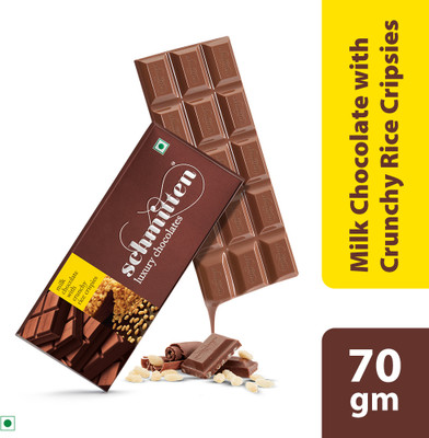 Schmitten Milk Chocolate with Crunchy Rice Crispies Bars(3 x 70 g)